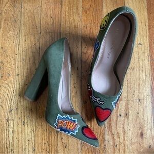 Lola Shoetique Patch Pumps Size 8